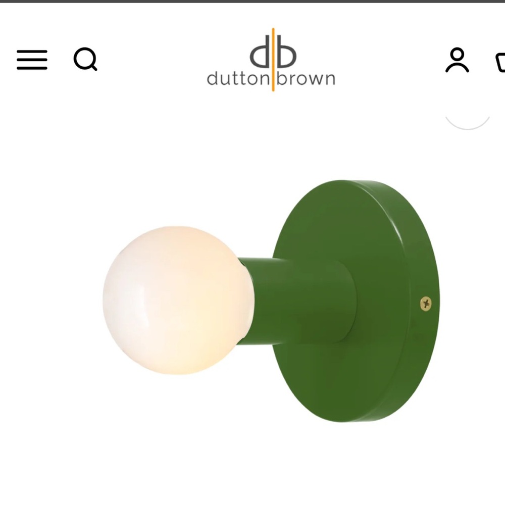 Green sconce